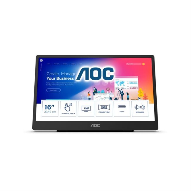 AOC 16T2 39,62cm 15,6 Zoll AOC 16T2 39,62cm 15,6 Zoll