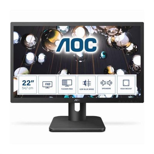 AOC E1 22E1D, 54,6 cm (21.5 Zoll), 1920 x 1080 Pixel, Full HD, LED