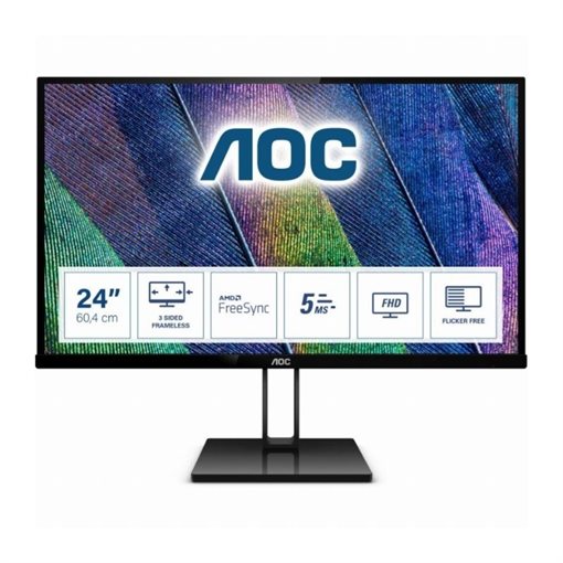 AOC V2 24V2Q, 60,5 cm (23.8 Zoll), 1920 x 1080 Pixel, Full HD, LED