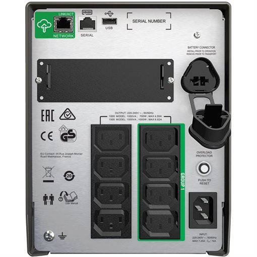 APC Smart-UPS Line Interactive 1500VA Tower 230V 8 IEC C13-Stecker LCD