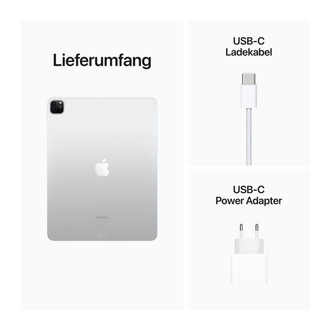 Apple iPad Pro 32,8cm 12,9Zoll Wi-Fi 512GB Silber 6.Gen Apple iPad Pro 32,8cm 12,9Zoll Wi-Fi 512GB Silber 6.Gen