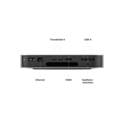Apple Mac mini M1 16GB 512GB SSD 8-core GPU WLAN Silber CTO Apple Mac mini M1 16GB 512GB SSD 8-core GPU WLAN Silber CTO