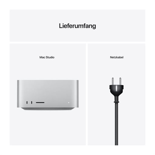 Apple Mac Studio M1 Ultra 128GB 8TB SSD 64-core GPU Silber CTO Apple Mac Studio M1 Ultra 128GB 8TB SSD 64-core GPU Silber CTO
