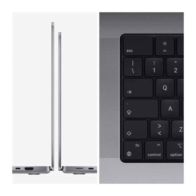 Apple MacBook Pro 35,97cm 14,2Zoll M1 Pro Chip 10-Core 16GB 1TB SSD Grau Apple MacBook Pro 35,97cm 14,2Zoll M1 Pro Chip 10-Core 16GB 1TB SSD Grau