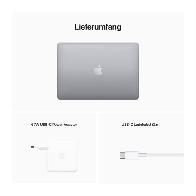 Apple MacBook Pro M2 10core GPU 16GB 256GB SSD 33,7cm 13,3Zoll grau CTO