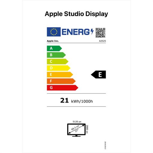 Apple Studio Display MMYX3D/A, 68,6cm (27Zoll), 5120x2880 Pixel