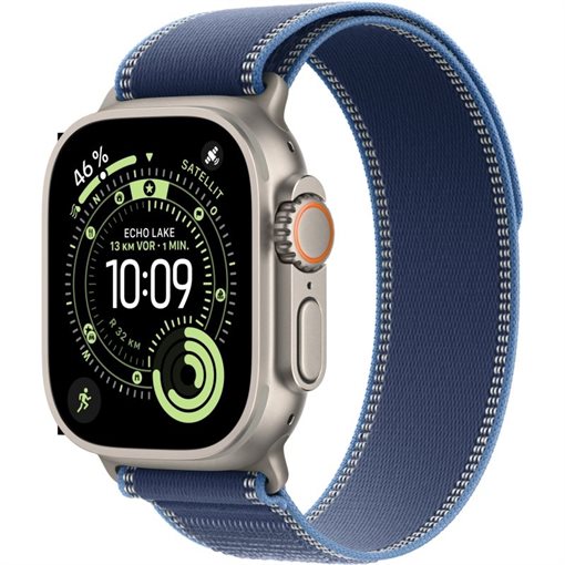 Apple Watch Ultra 3 Natürliches Titan Band:Blue/blue Gr, M/L 64GB 49mm