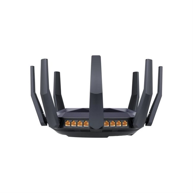 ASUS RT-AX89X Wireless Router 8-Port-Switch 10 GigE WAN-Ports: 2 ASUS RT-AX89X Wireless Router 8-Port-Switch 10 GigE WAN-Ports: 2