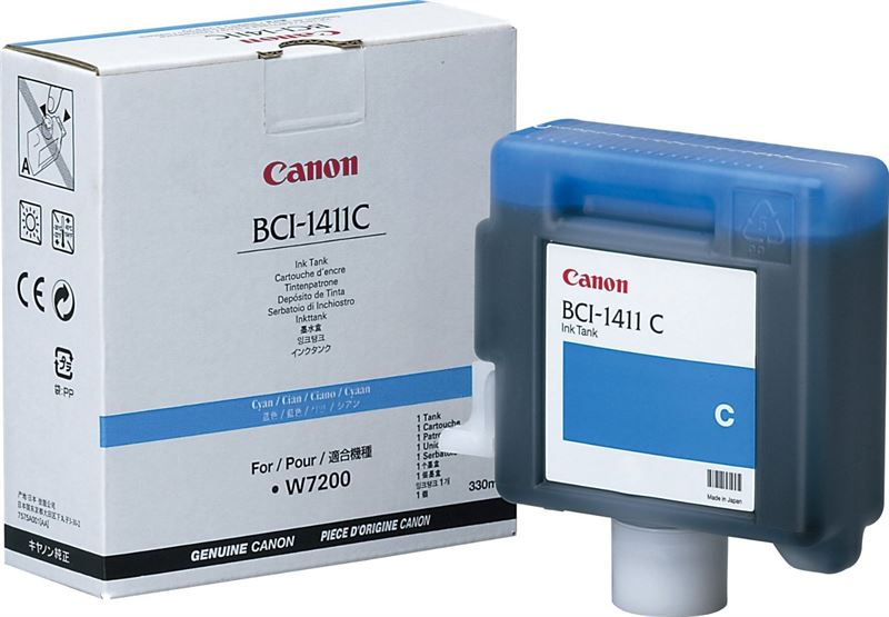 BCI-1411C - Tintenpatrone cyan für Canon W7200 BCI-1411C - Tintenpatrone cyan für Canon W7200