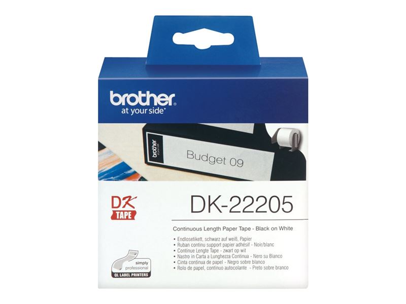 Brother Original - Etikettenrolle 6,2cm x 30,5m