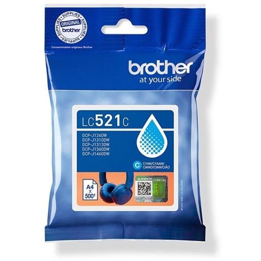 Brother Original Tinte cyan LC521C - LC521C Brother Original Tinte cyan LC521C - LC521C