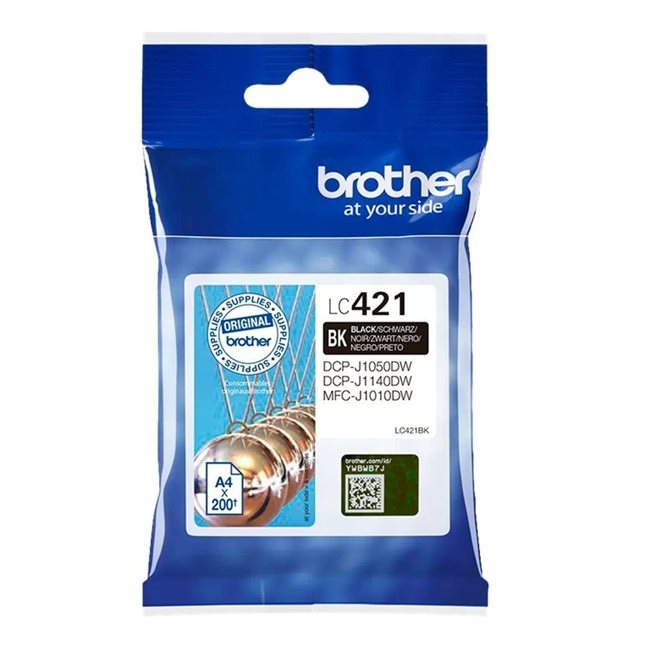 Brother Original Tinte schwarz - LC421BK Brother Original Tinte schwarz - LC421BK