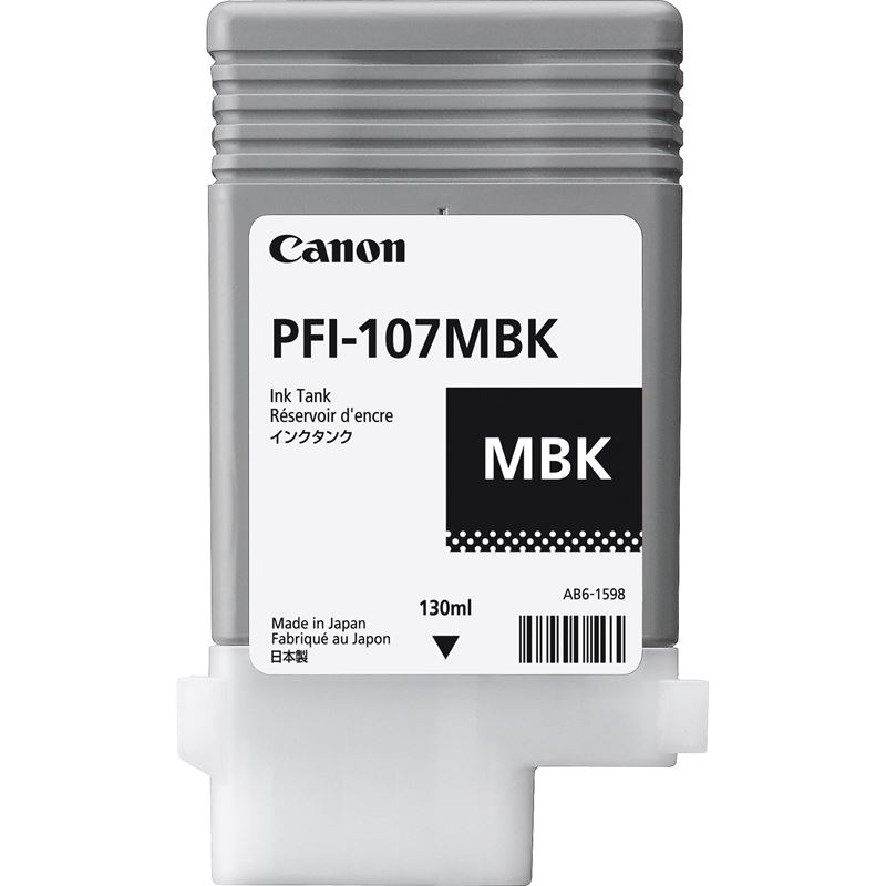 Canon Original - Tinte matt schwarz PFI-107MBK