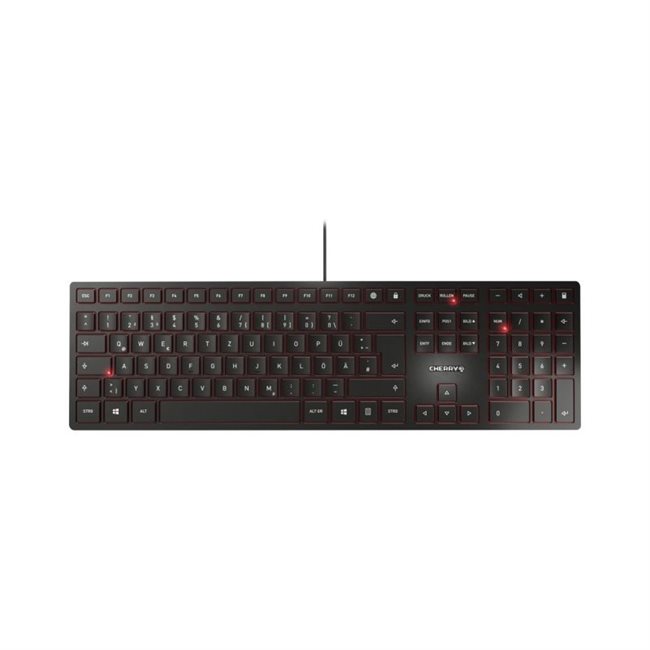 Cherry KC 6000 SLIM - Tastatur - USB - Deutsch - Schwarz - JK-1600DE-2 Cherry KC 6000 SLIM - Tastatur - USB - Deutsch - Schwarz - JK-1600DE-2