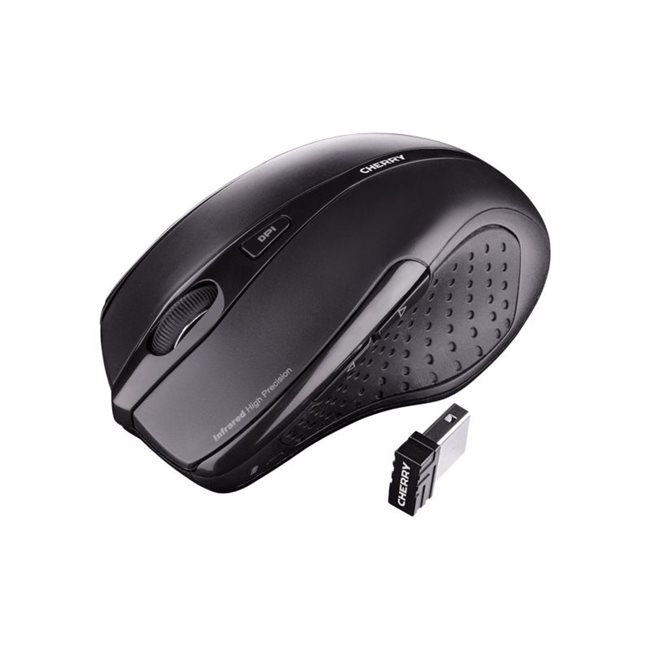 Cherry MW 3000 - Maus - Für Rechtshänder - Infrarot - 5 Tasten - kabellos Cherry MW 3000 - Maus - Für Rechtshänder - Infrarot - 5 Tasten - kabellos
