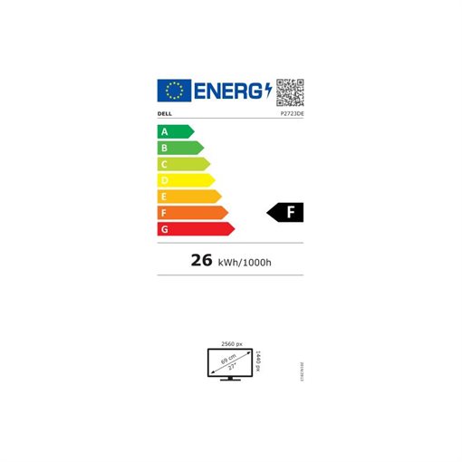 Dell P2723DE 68,6cm 27Zoll 2560x1440 QHD @60Hz