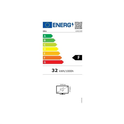 Dell UltraSharp U3421WE, 86,6 cm (34.1 Zoll), 3440 x 1440 Pixel,