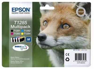 Epson Multipack 4farbig für SX125, T12854010 Epson Multipack 4farbig für SX125, T12854010