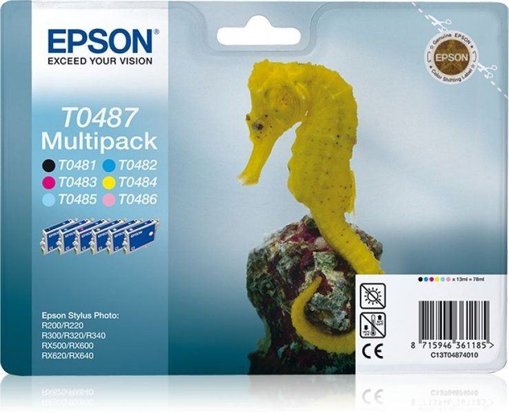 Epson Multipack T0487 - 6er-Pack