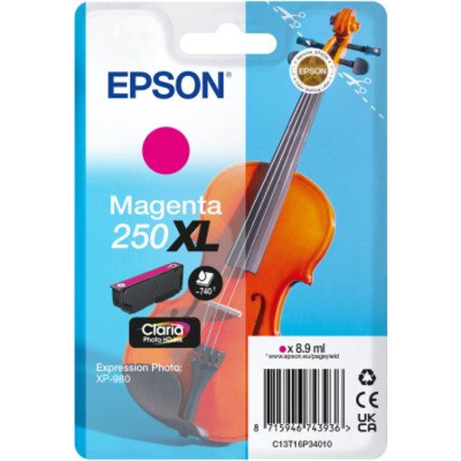 Epson Original HC Tinte magenta 250XL Violin Claria - C13T16P34010