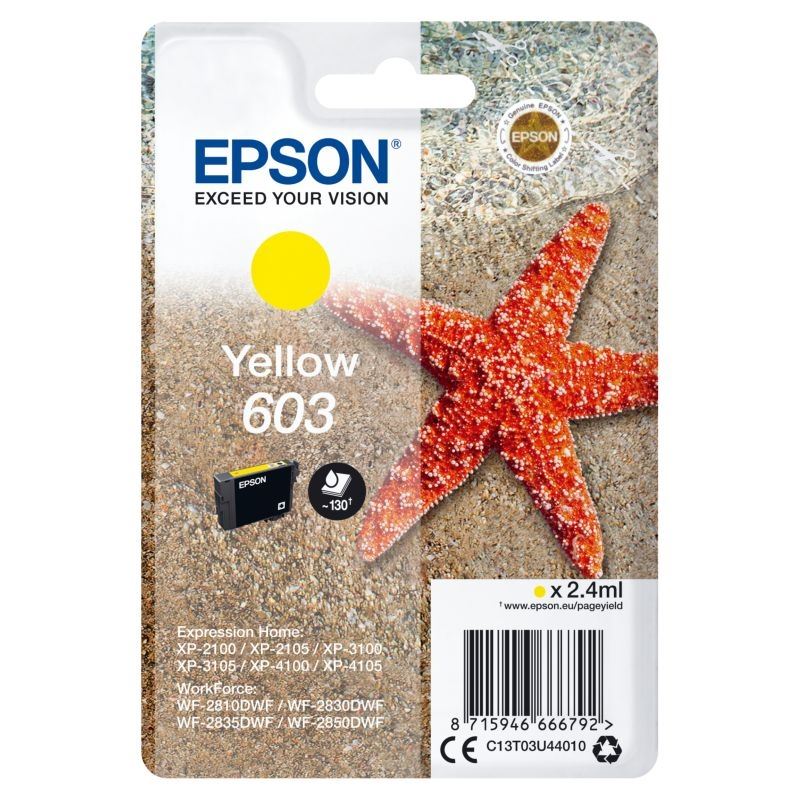 Epson Original Tinte gelb 603 - C13T03U44010