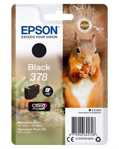 Epson Original - Tinte schwarz -  C13T37814010