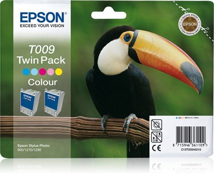 Epson T009 Twin Pack - 2er-Pack - Farbe Epson T009 Twin Pack - 2er-Pack - Farbe