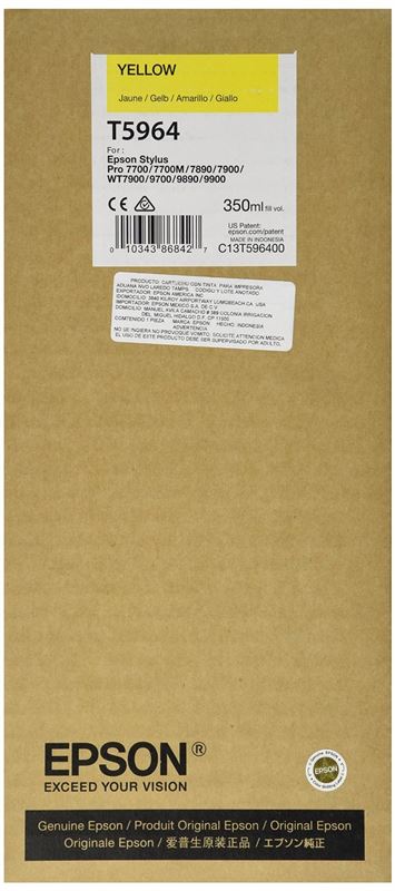 Epson Tinte gelb für Pro7700, T596400