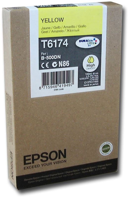 Epson Tinte gelb High Capacity für B-300/500DN Epson Tinte gelb High Capacity für B-300/500DN