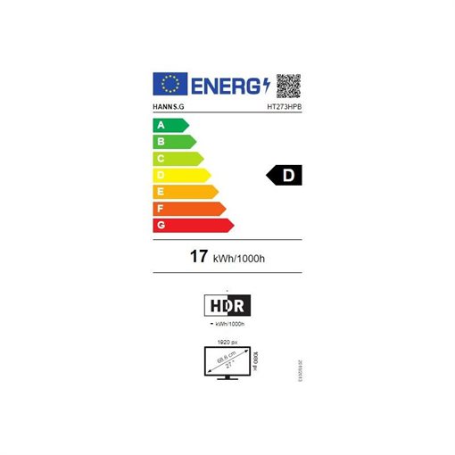 Hannspree HT273HPB, 68,6 cm (27 Zoll) - Touchscreen - 1920 x 1080 Full HD