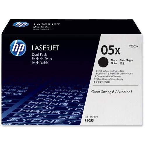 HP 05X original HC Toner schwarz - CE505XD HP 05X original HC Toner schwarz - CE505XD