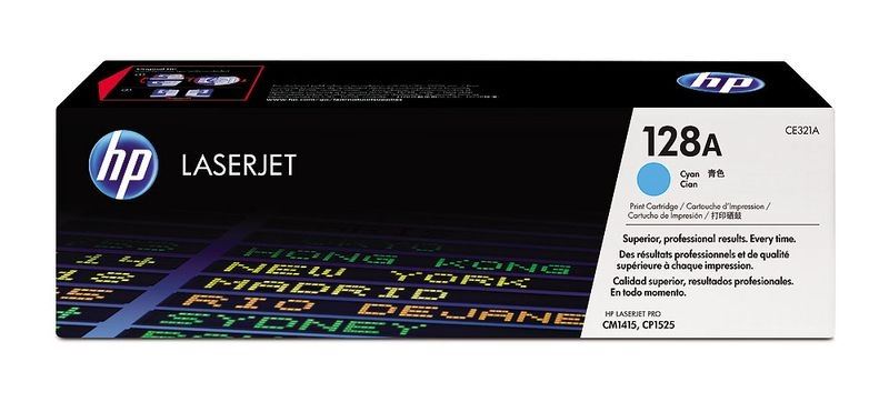 HP 128A original Toner cyan - CE321A HP 128A original Toner cyan - CE321A