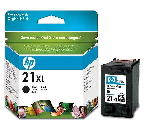 HP 21XL original HC Tinte schwarz - C9351CE HP 21XL original HC Tinte schwarz - C9351CE