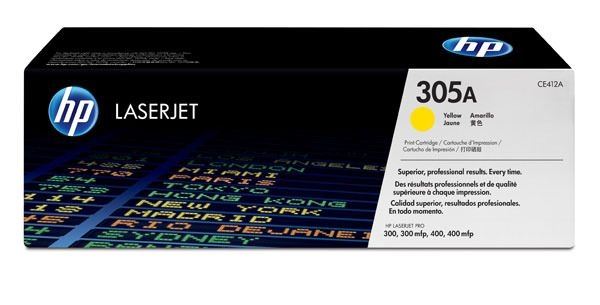HP 305A original Toner gelb - CE412A
