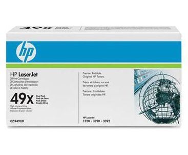 HP 49X original HC Toner schwarz - Q5949XD HP 49X original HC Toner schwarz - Q5949XD
