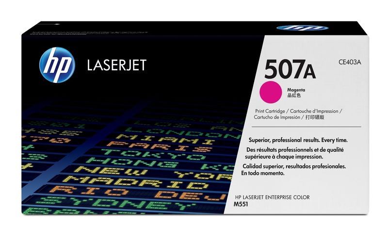 HP 507A original Toner magenta - CE403A HP 507A original Toner magenta - CE403A