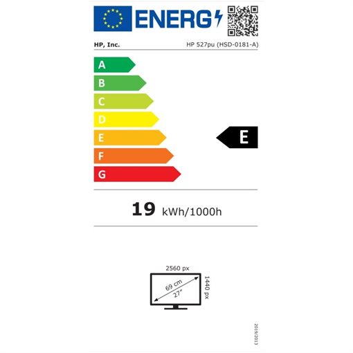 HP 527pu 9E0G5AA 68,6cm 27Zoll 2560x1440Pixel QHD
