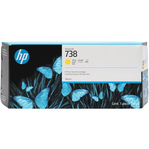 HP 738 Original HC Tinte gelb - 676M8A HP 738 Original HC Tinte gelb - 676M8A