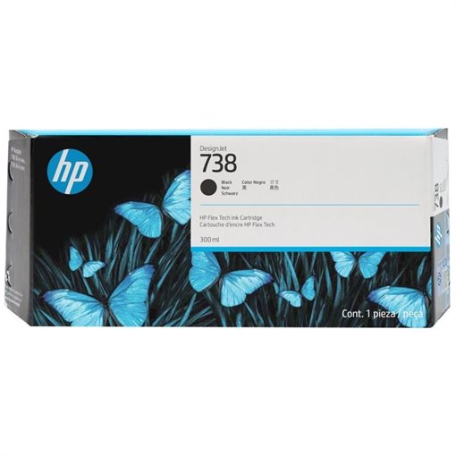 HP 738 Original HC Tinte schwarz - 498N8A HP 738 Original HC Tinte schwarz - 498N8A