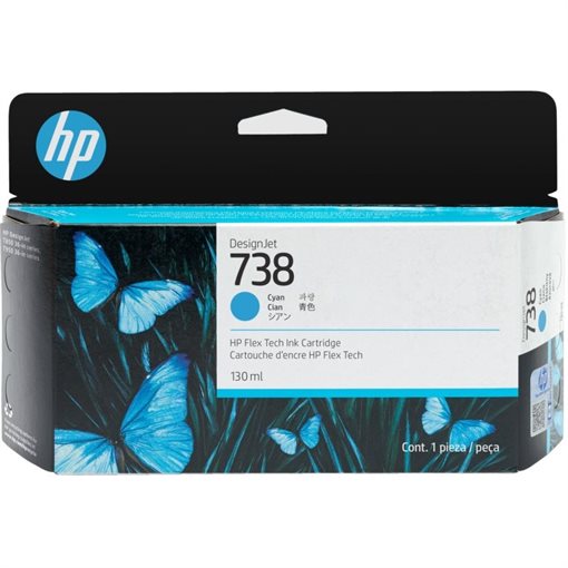 HP 738 Original Tinte cyan - 498N5A HP 738 Original Tinte cyan - 498N5A