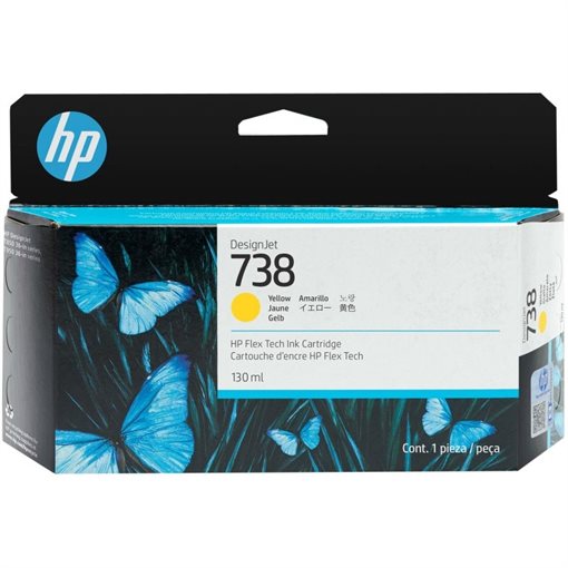 HP 738 Original Tinte gelb - 498N7A HP 738 Original Tinte gelb - 498N7A
