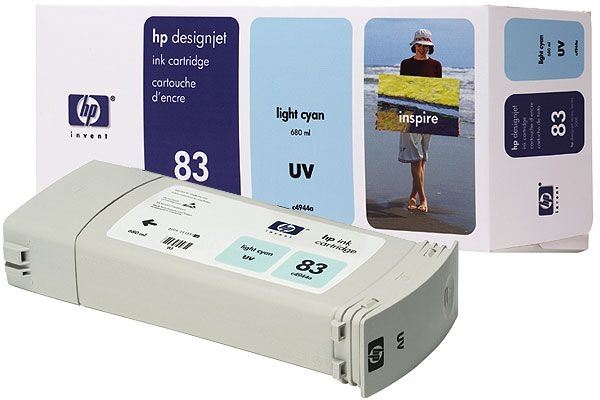 HP 83 original Tinte cyan - C4944A