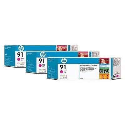 HP 91 original 3er-Pack Tinte magenta - C9484A HP 91 original 3er-Pack Tinte magenta - C9484A