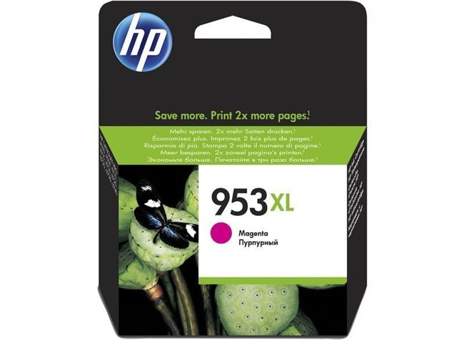 HP 953XL original HC Tinte magenta - F6U17AE