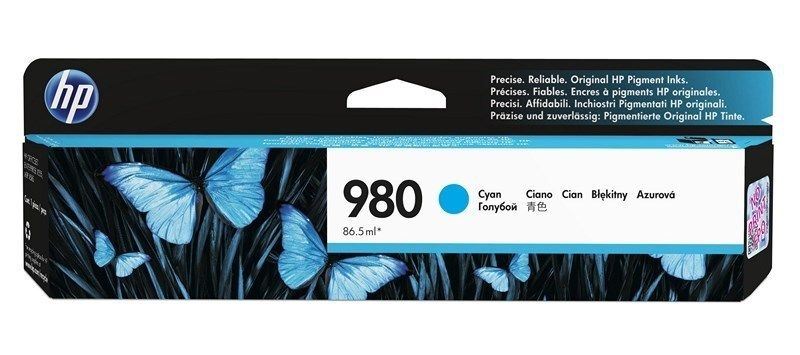 HP 980 original Tinte cyan - D8J07A HP 980 original Tinte cyan - D8J07A