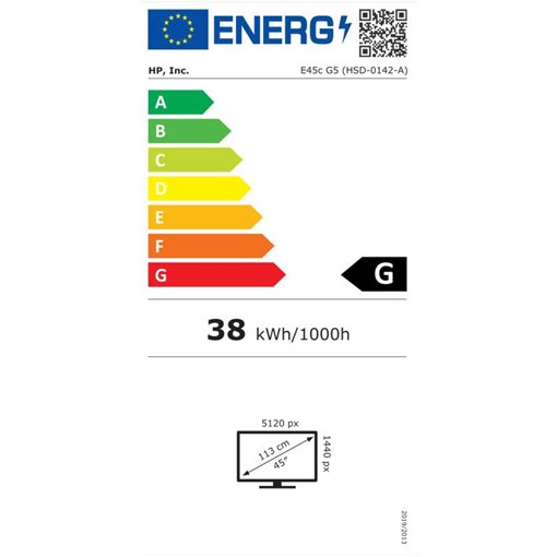 HP E-Series 113cm 44,5Zoll 5120x1440Pixel Dual QHD