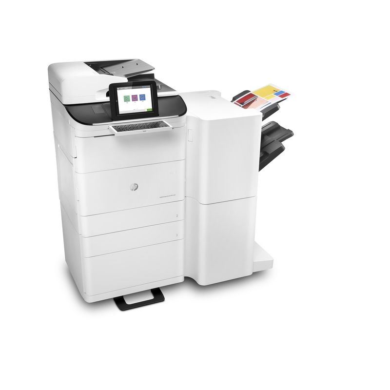 HP PageWide Managed Color Flow MFP E77660z+ mit 1 x 550 Blatt-Zufuhr und Z4L04A Finisher