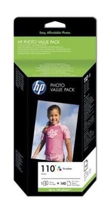 HP Valuepack, Tinte Nr. 110 color + Fotopapier HP Valuepack, Tinte Nr. 110 color + Fotopapier