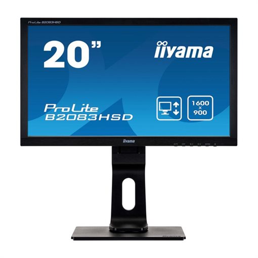 iiyama ProLite B2083HSD-1 50,8 cm (20 Zoll) - 1600 x 900 iiyama ProLite B2083HSD-1 50,8 cm (20 Zoll) - 1600 x 900