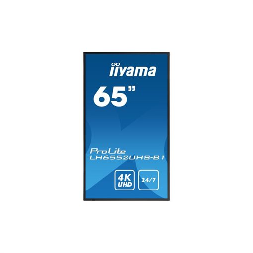 iiyama ProLite LH6552UHS-B1 163,9 cm (64,5 Zoll) LCD-Display 4K UHD iiyama ProLite LH6552UHS-B1 163,9 cm (64,5 Zoll) LCD-Display 4K UHD